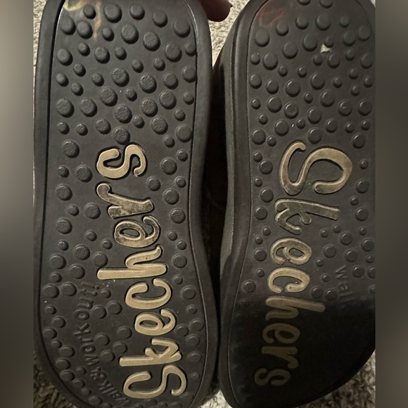 Skechers Tone Ups Womens Chestnut Suede Faux Fur Y2K Size 8 - Picture 5 of 6